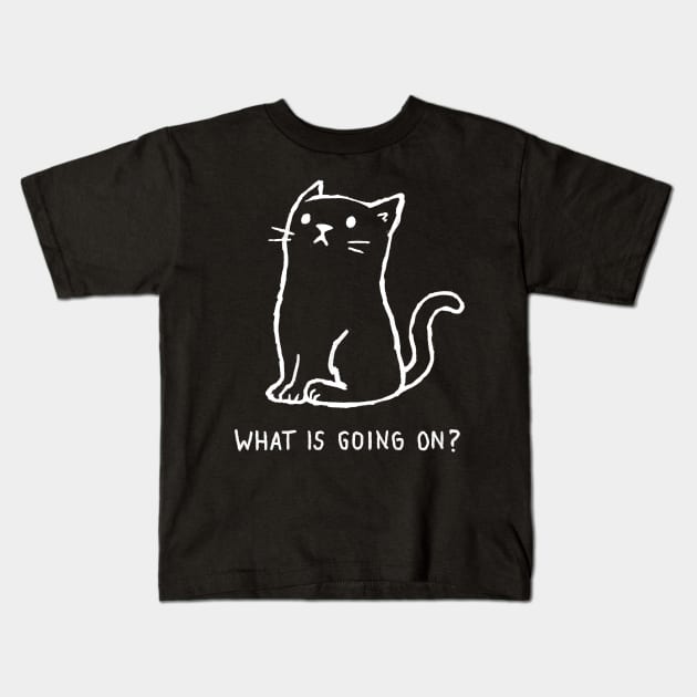 What is going on? Kids T-Shirt by FoxShiver